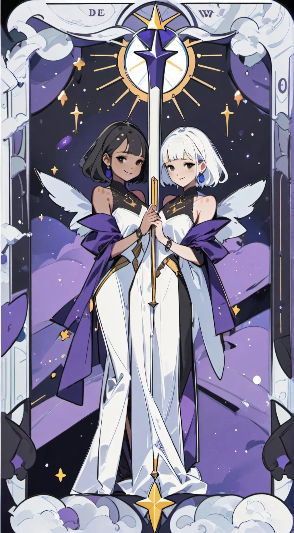 ai character: Abi and mikhay background