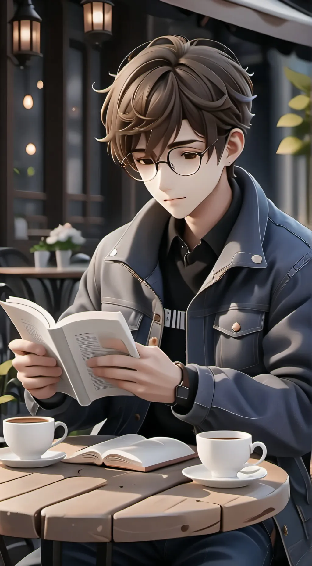 ai character: Cooper  background