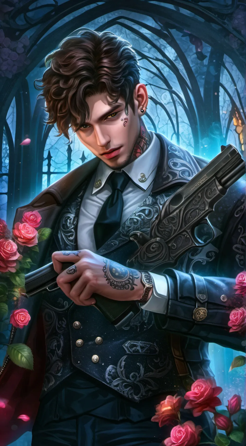 ai character: Luke  background