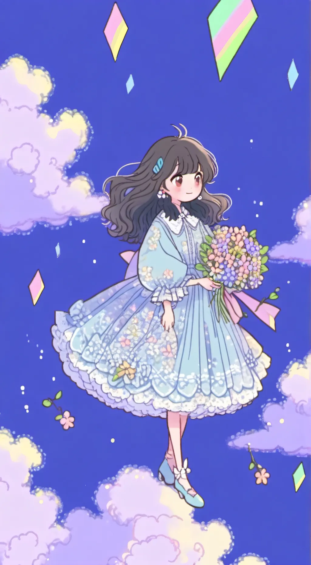 ai character: shrimpo bites haze background