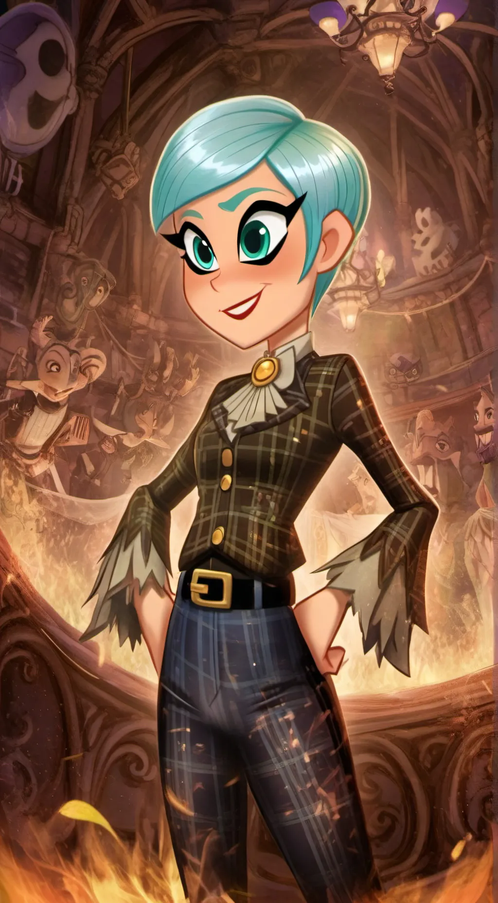 ai character: Whitney Wolf background