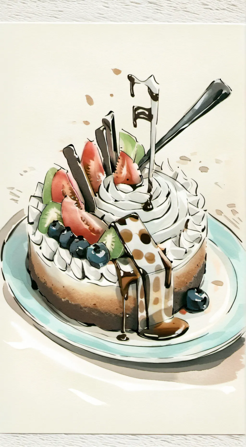 ai character: @-dandys world-@ background