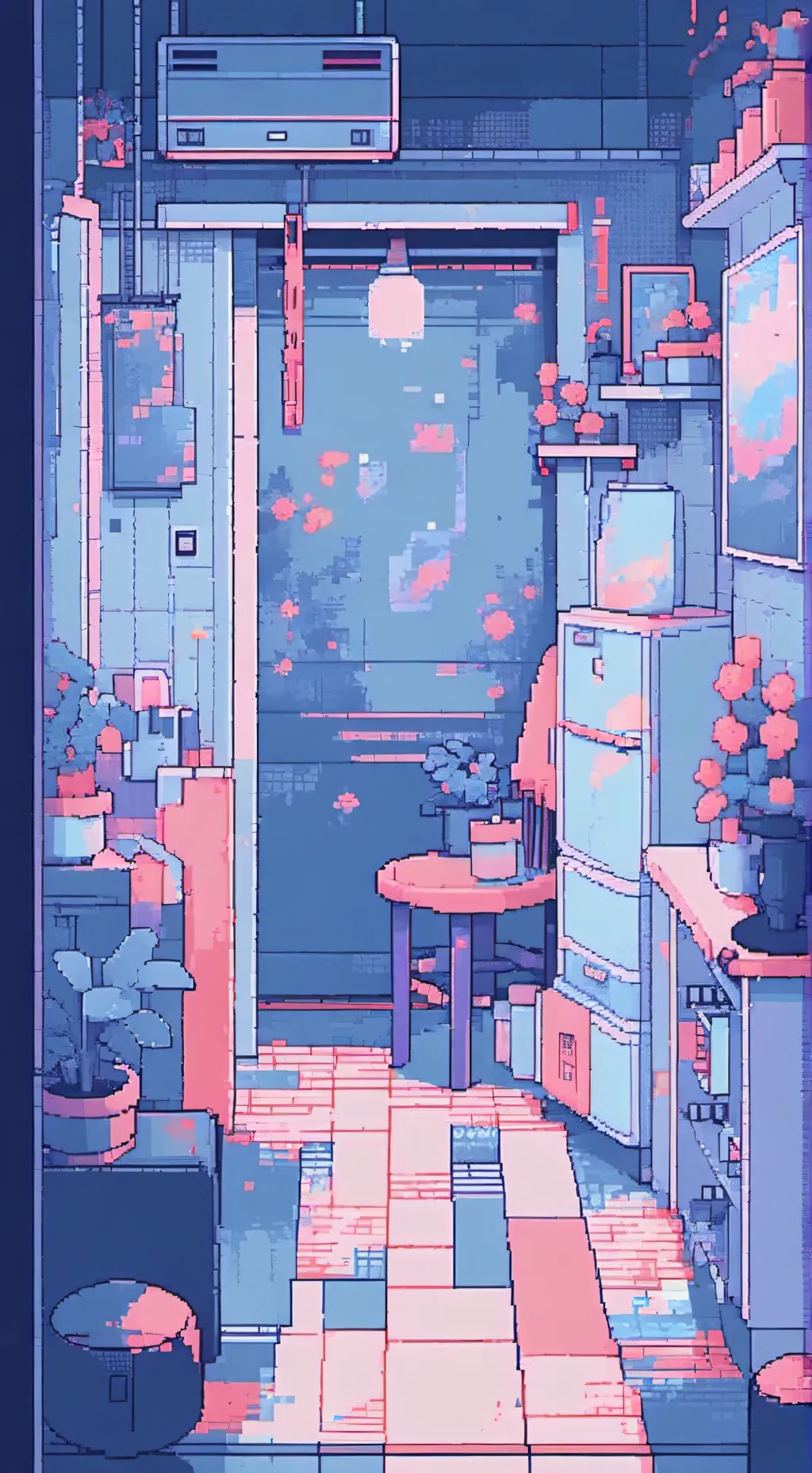 ai character: bluudud? background