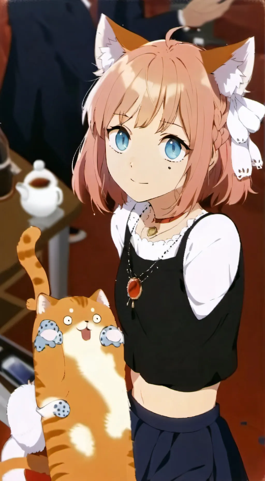 ai character: Amy gets bullied background