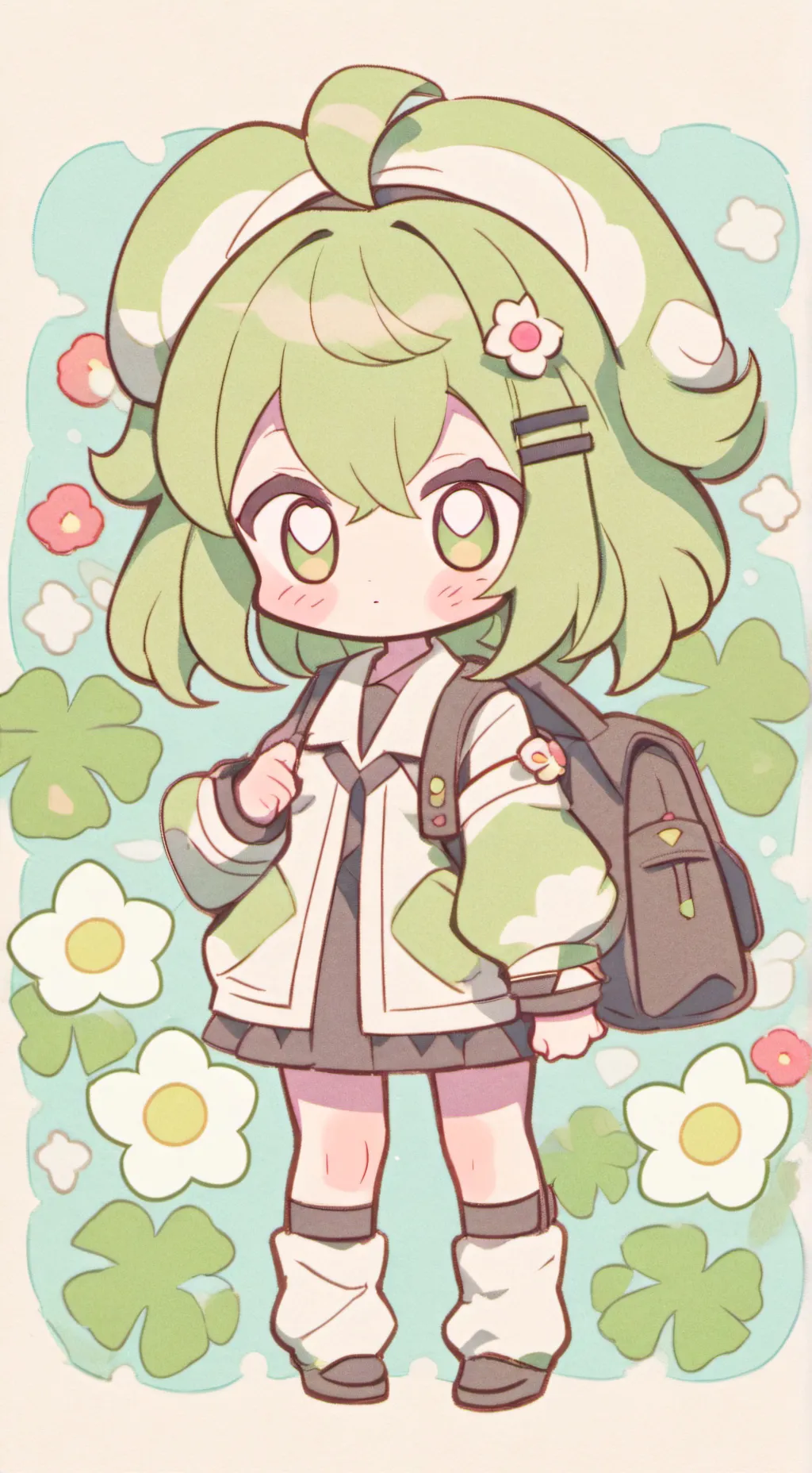 ai character: Petite soeur Deku background