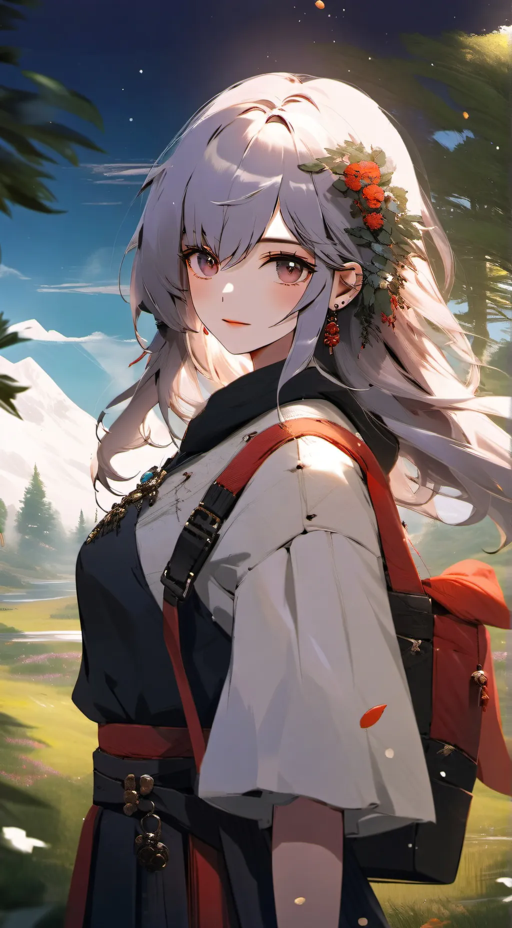 ai character: tokito x  suki  background