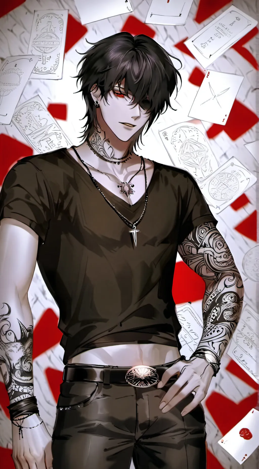 ai character: 🕶Ryder💍 background