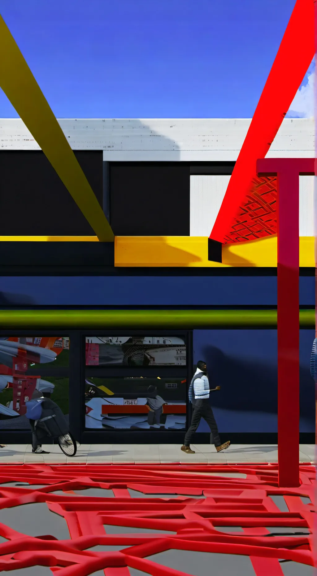 ai character: 🧠HH- McDonald's🚫 background