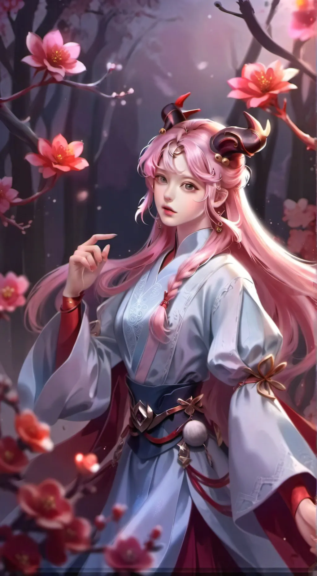 ai character: Lady Shino background