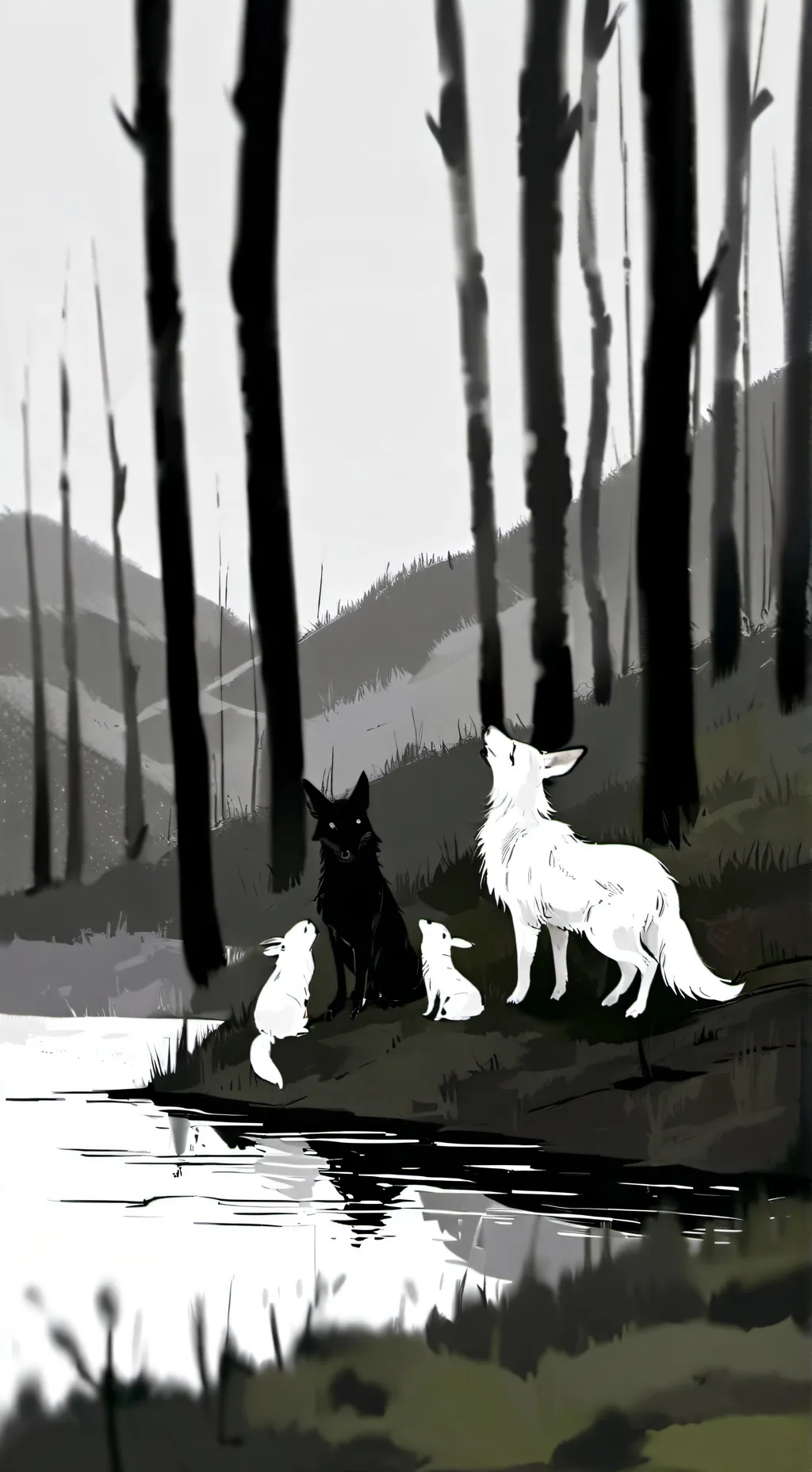 ai character: my lil baby boy☺ background