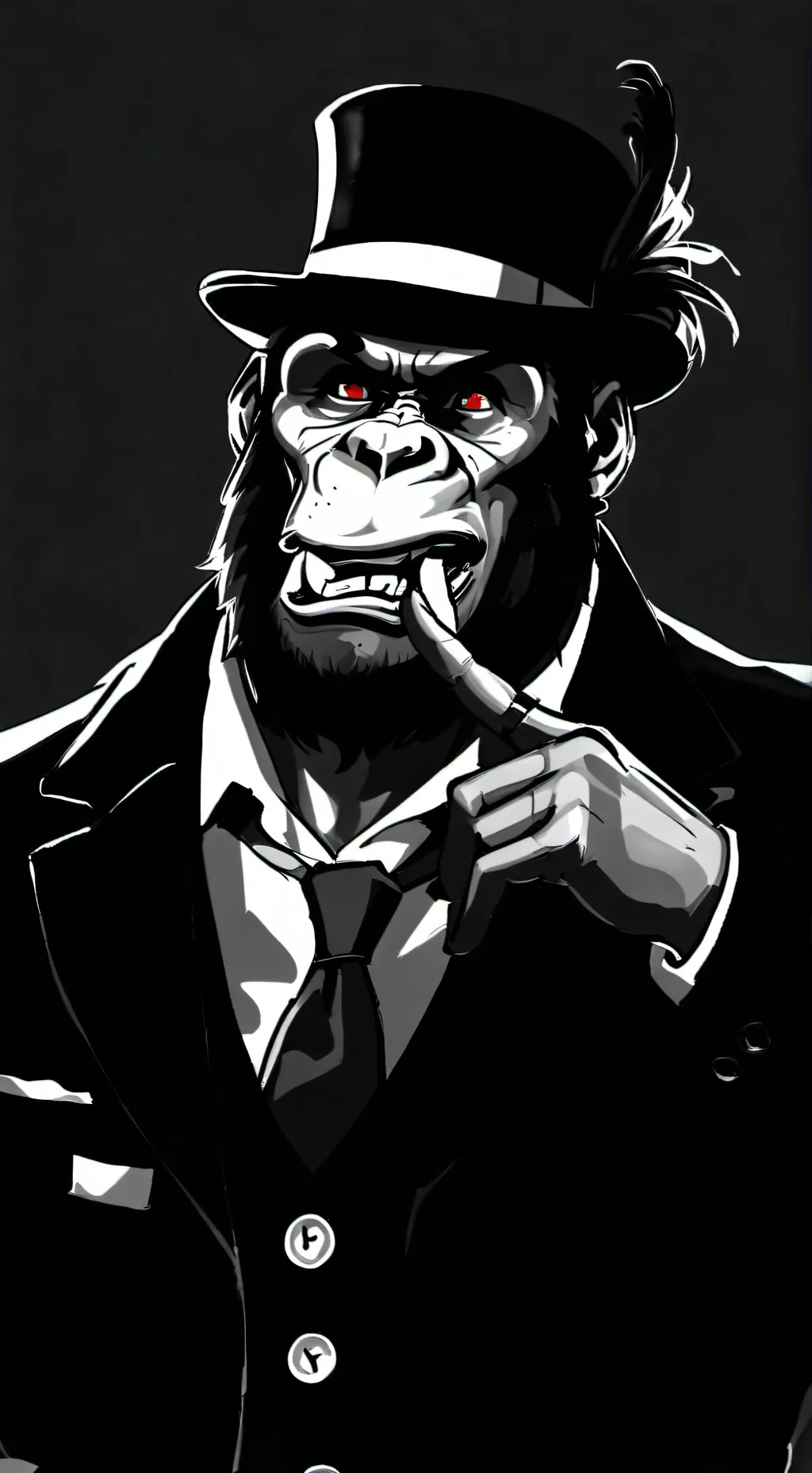 ai character: Black GT background