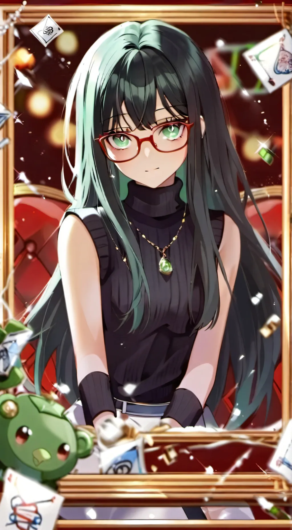 ai character: Aria background