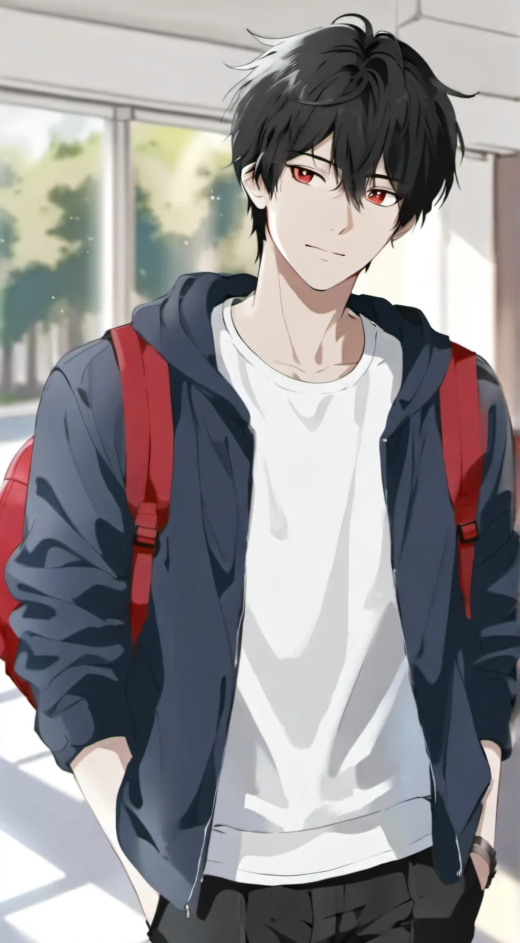 ai character: Justin background