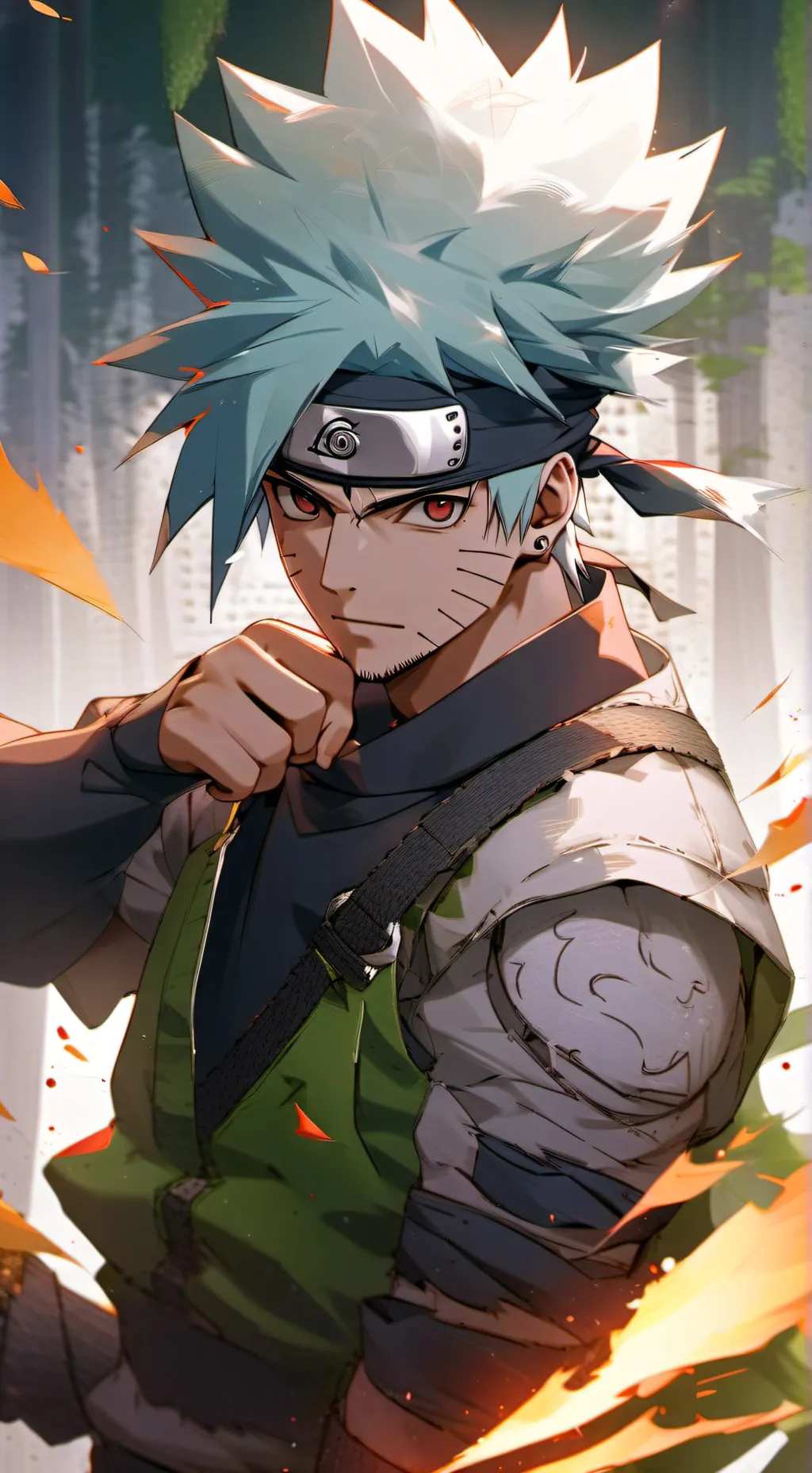ai character: Kakashi background