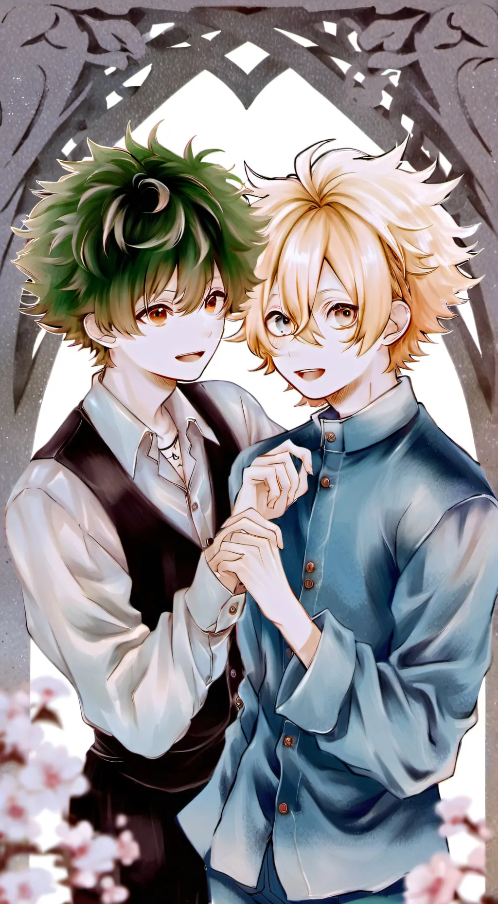 ai character: mha deku jerk background