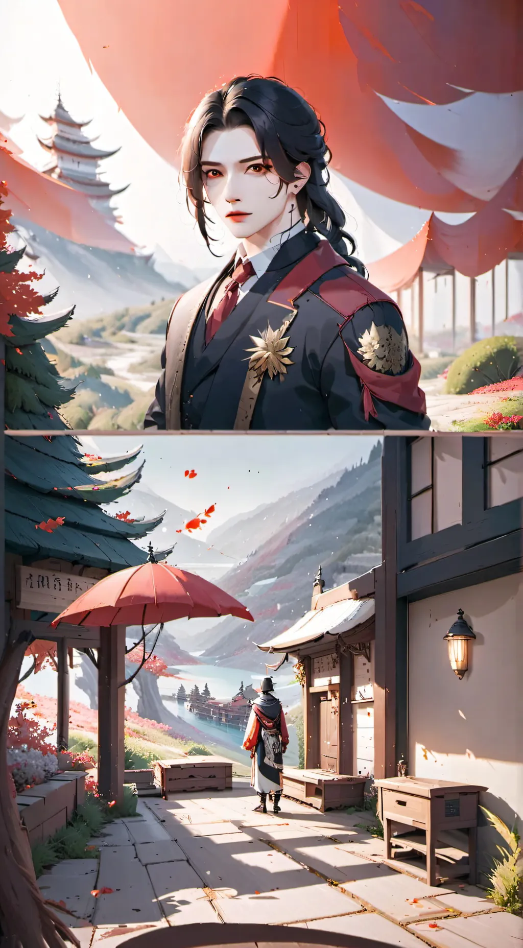 ai character: bakugo background