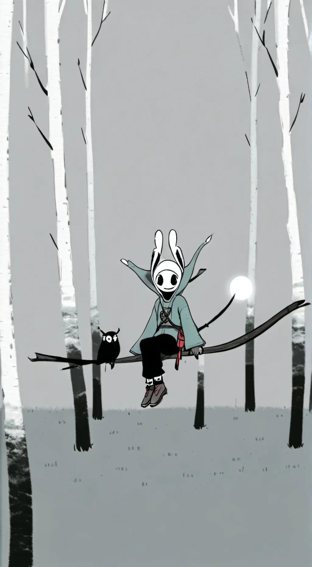 ai character: Moss Hollow Knight background
