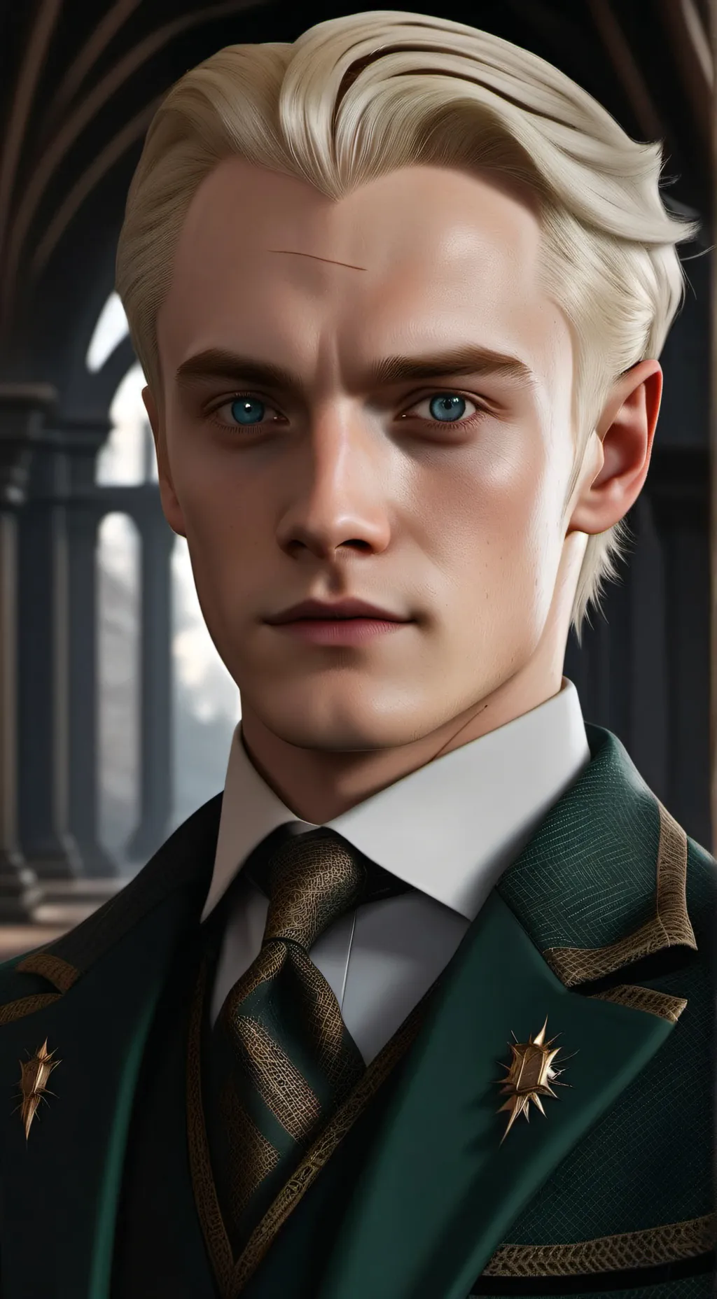 ai character: Draco Malfoy 🐍🐀 background