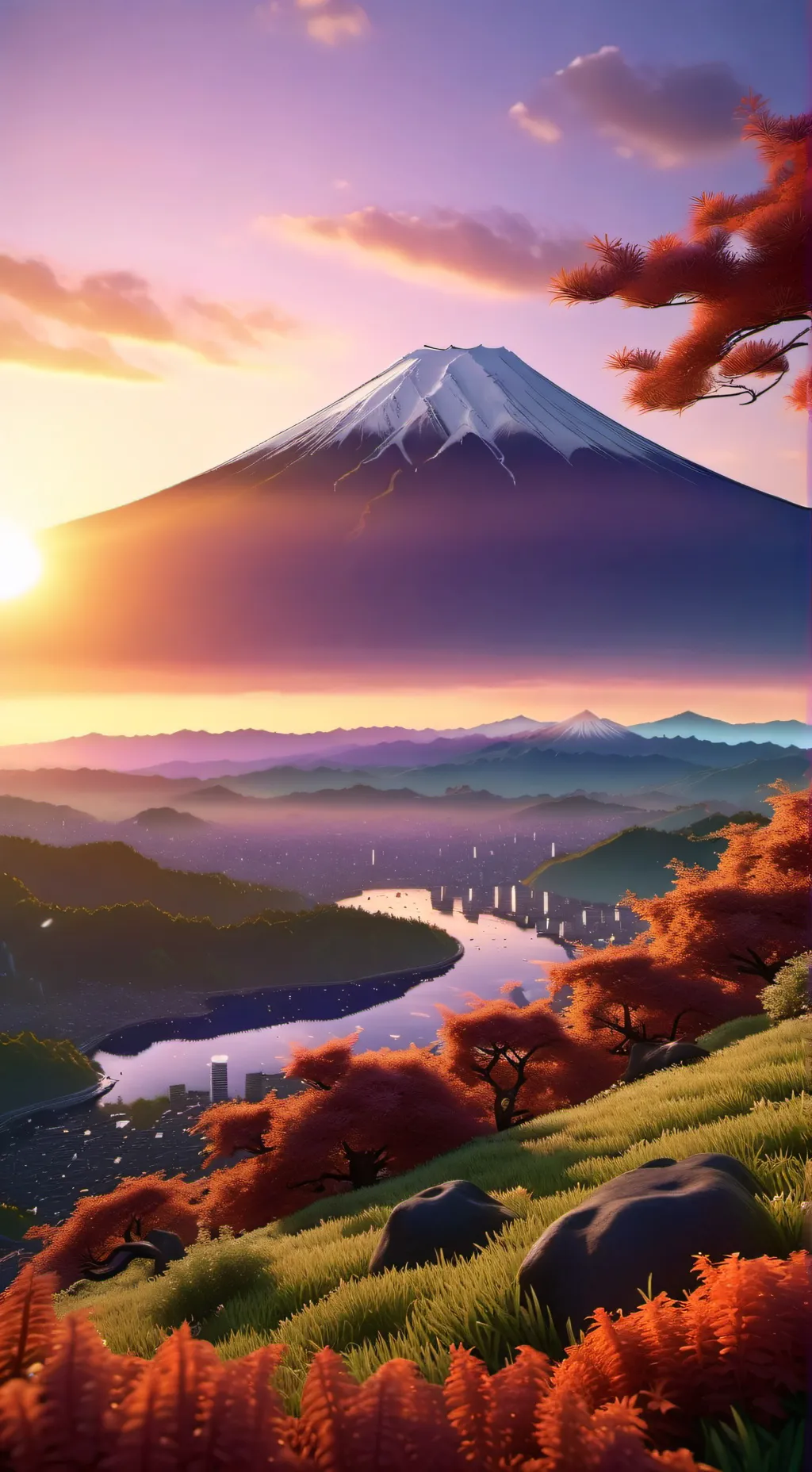 ai character: voyage au Japon  background