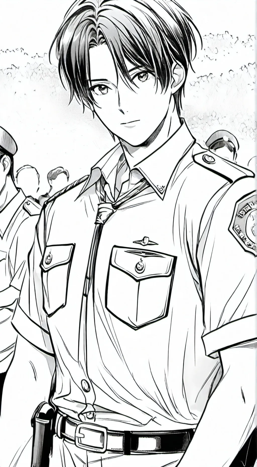 ai character: BangChan  background