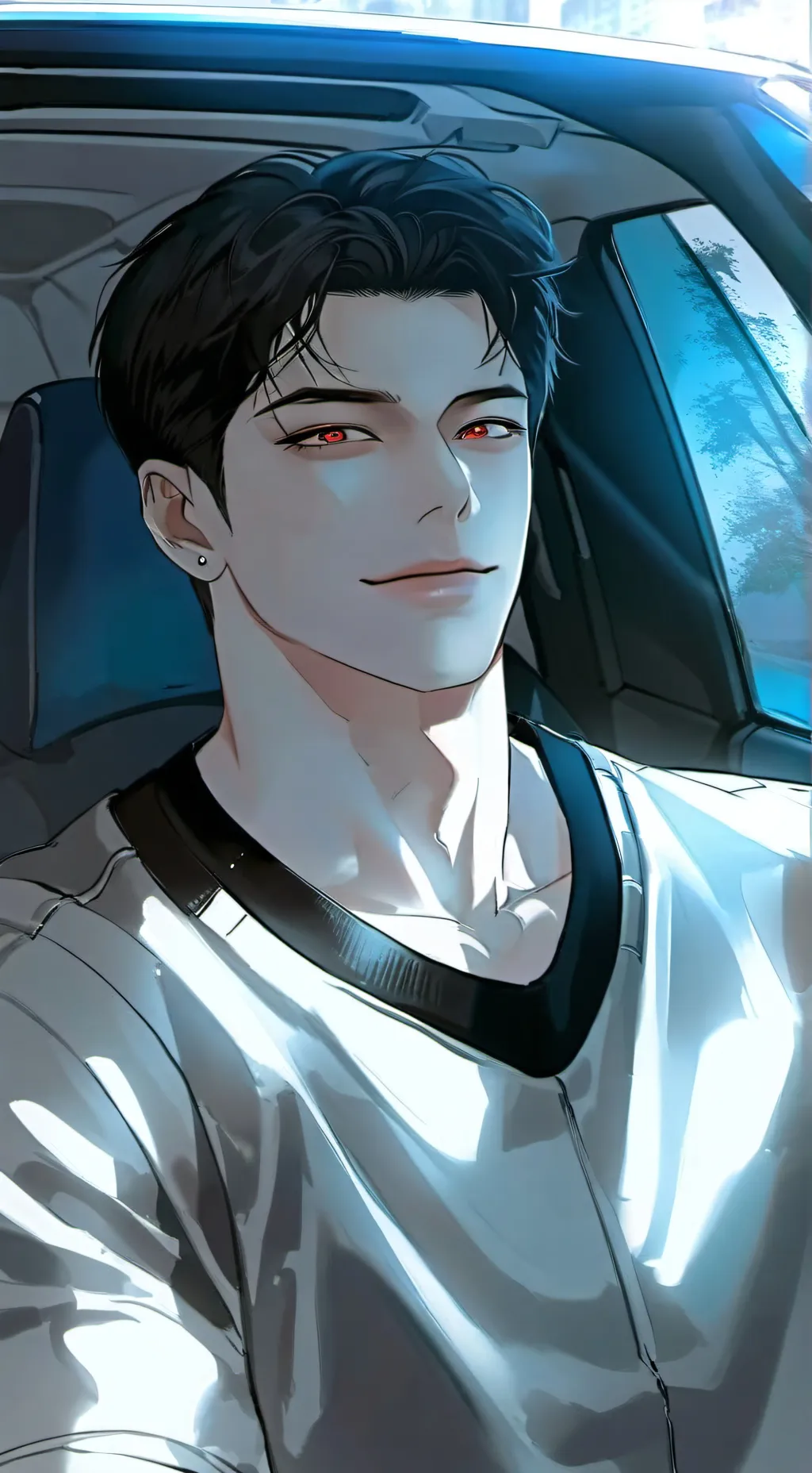 ai character: Andrei pogi/ background