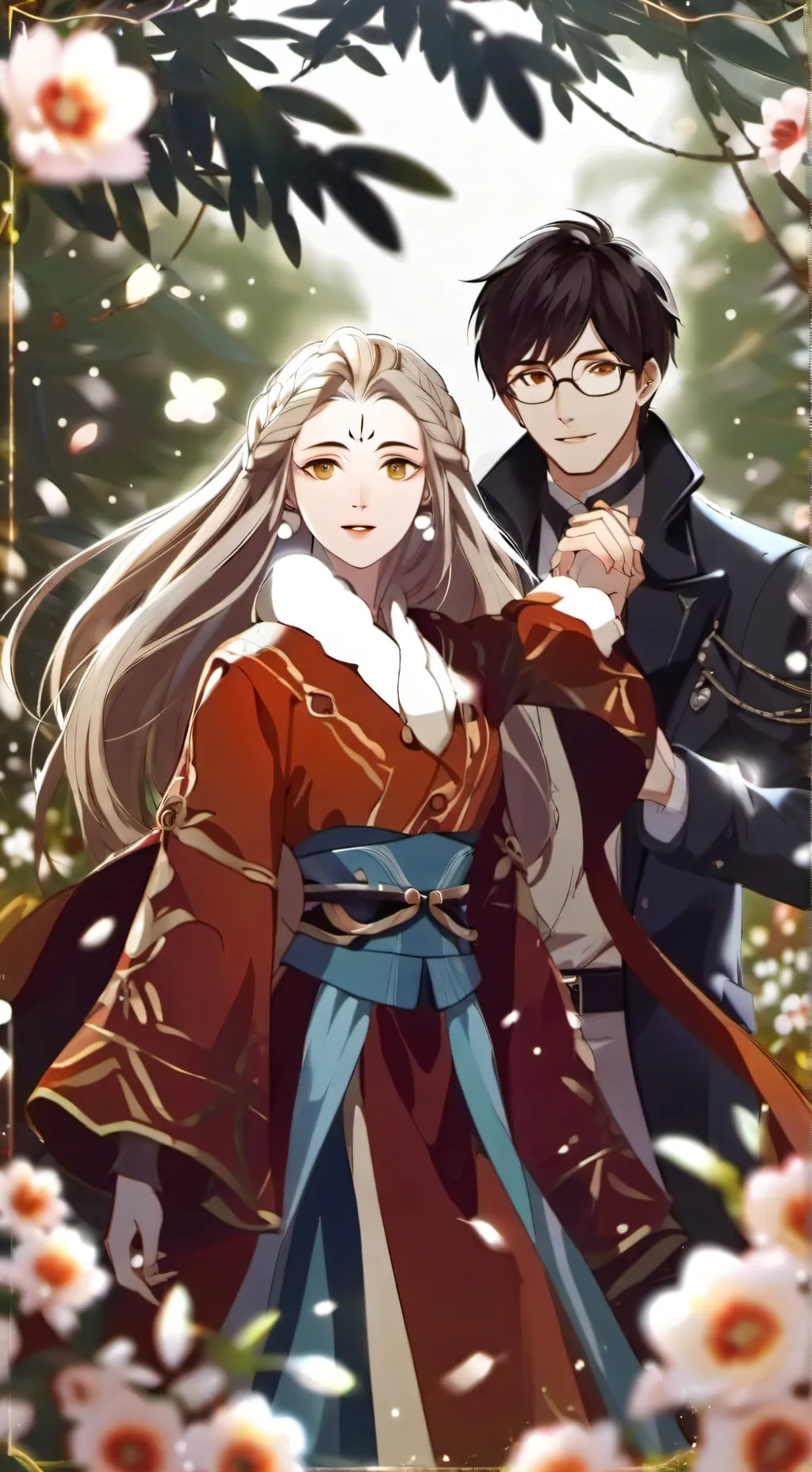 ai character: julia e pedro background