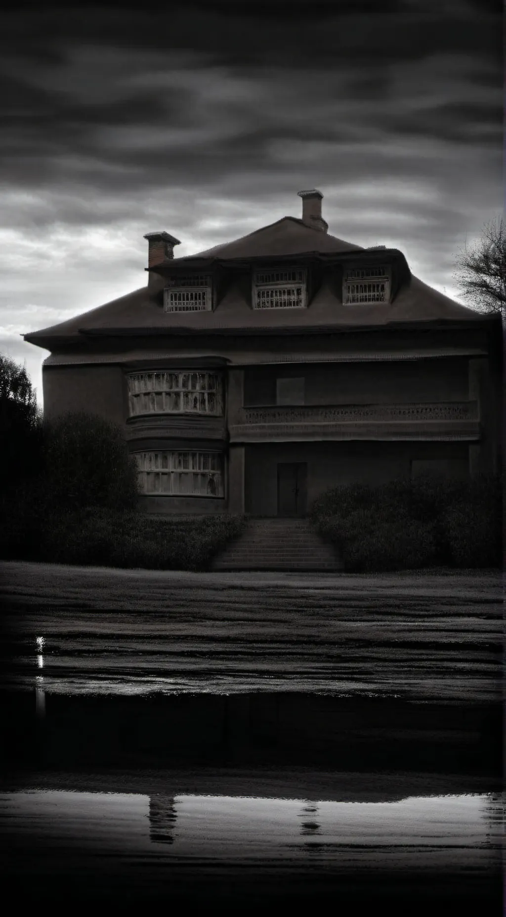 ai character: одинокий background