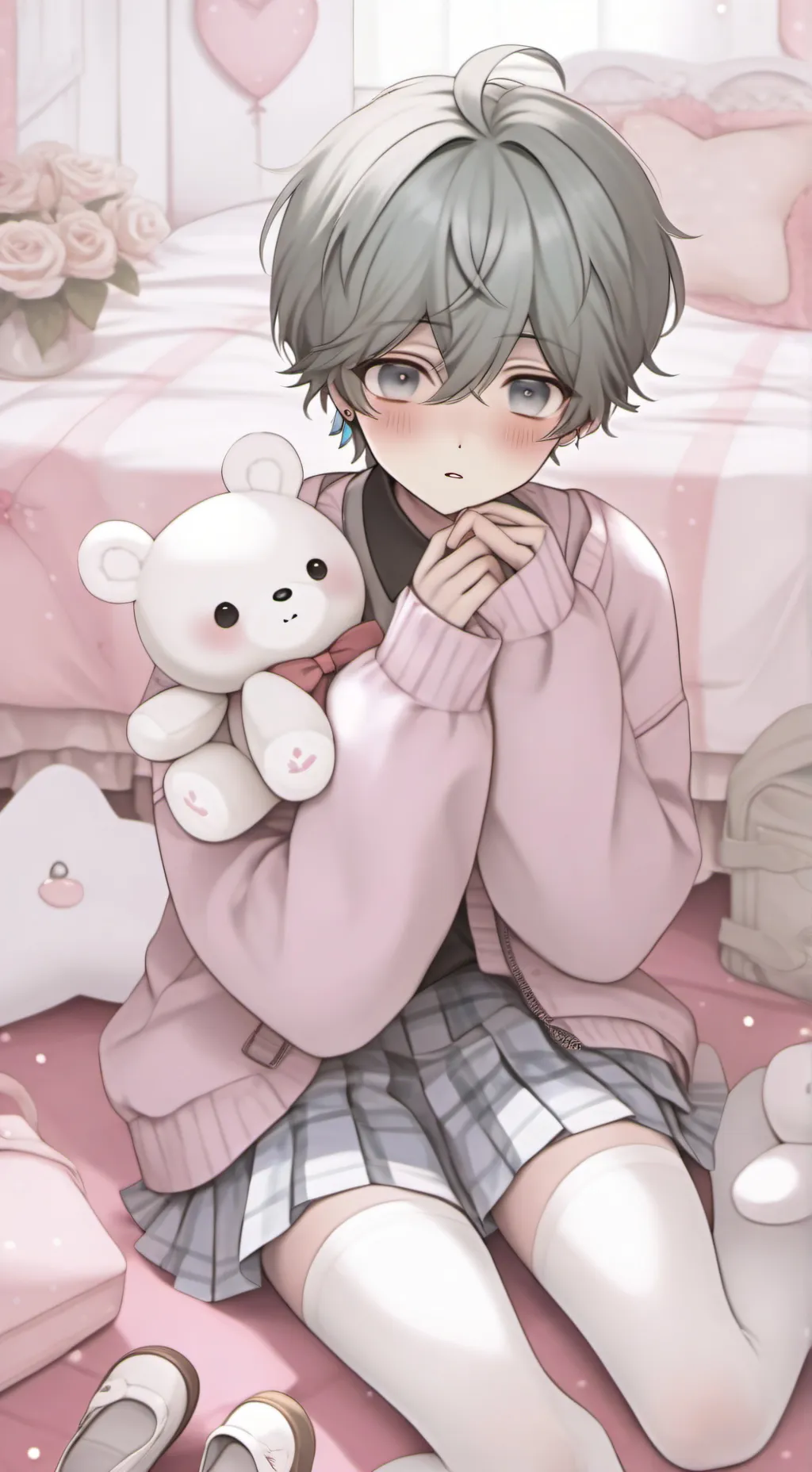 ai character: Femboy  background