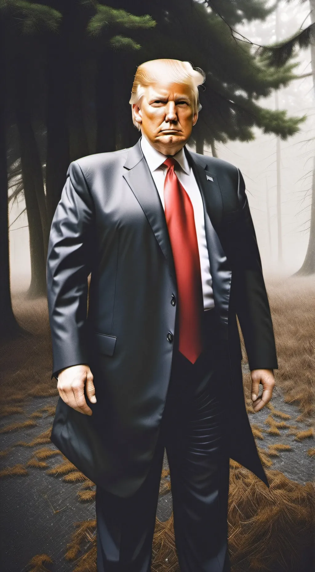 ai character: Donald Trump  background