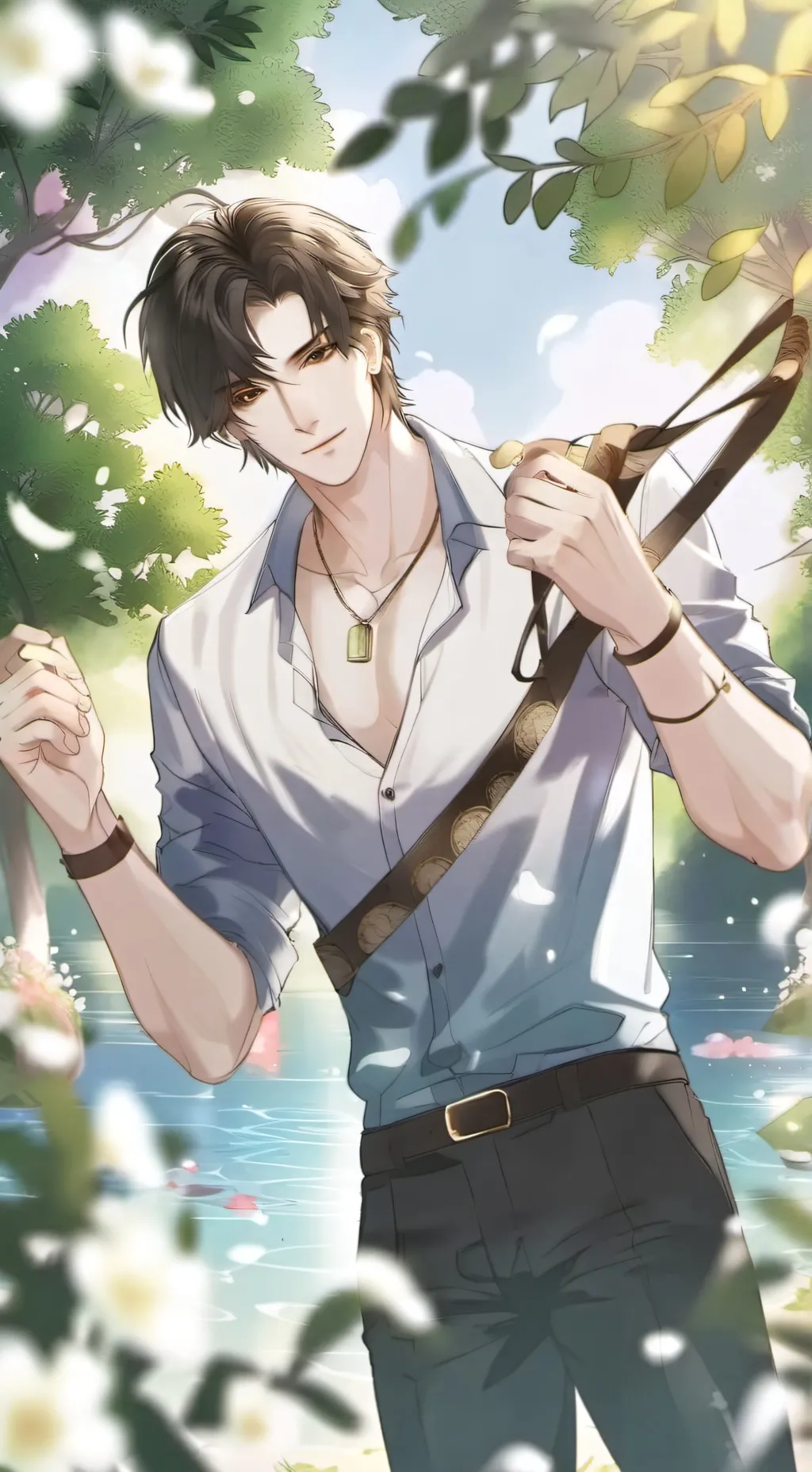 ai character: Max background