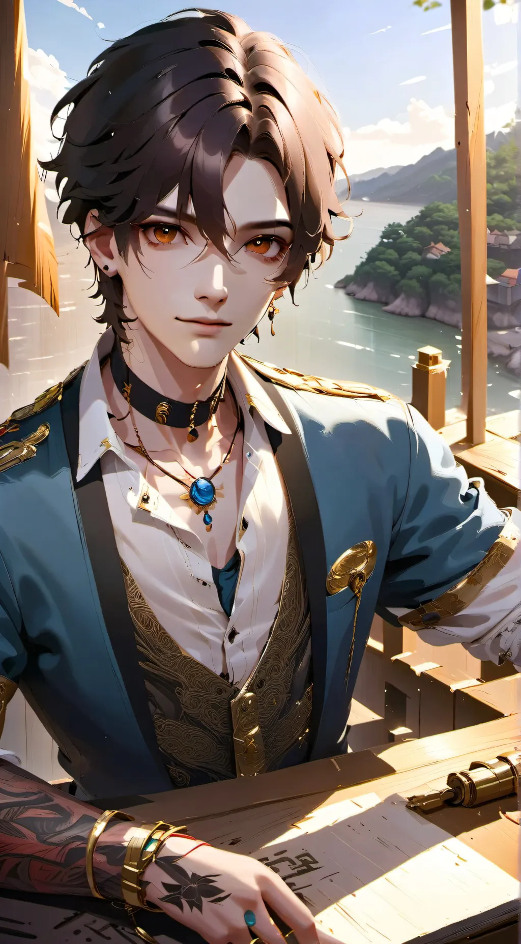 ai character: marcos background