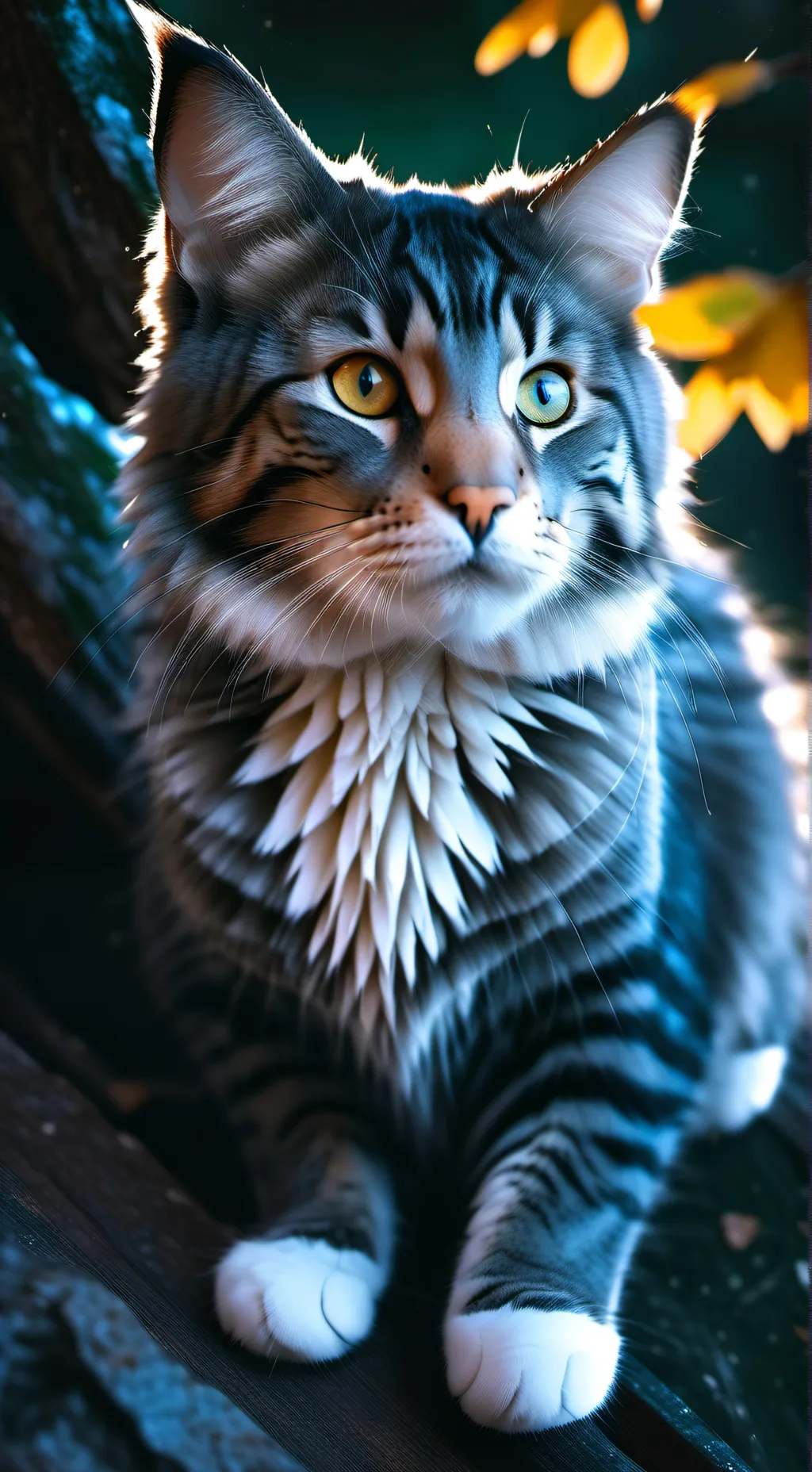 ai character: Cat background