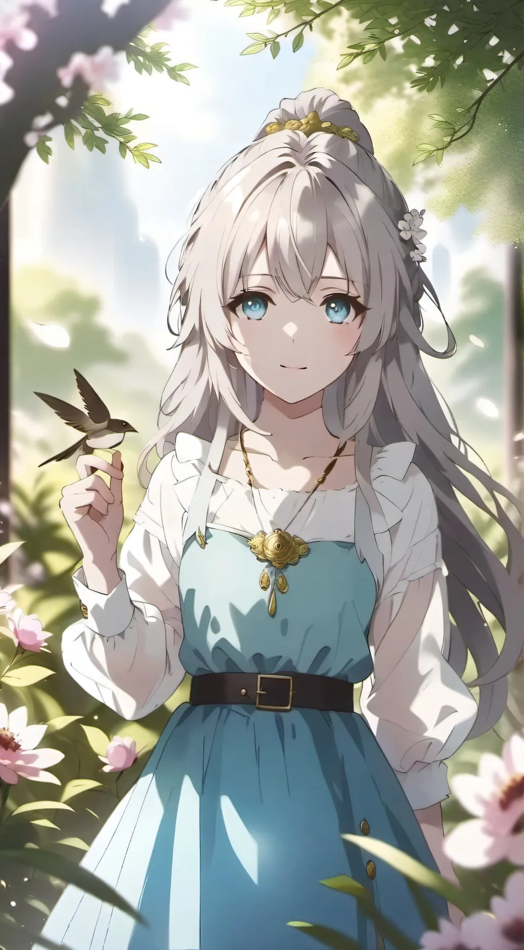 ai character: Amy  background