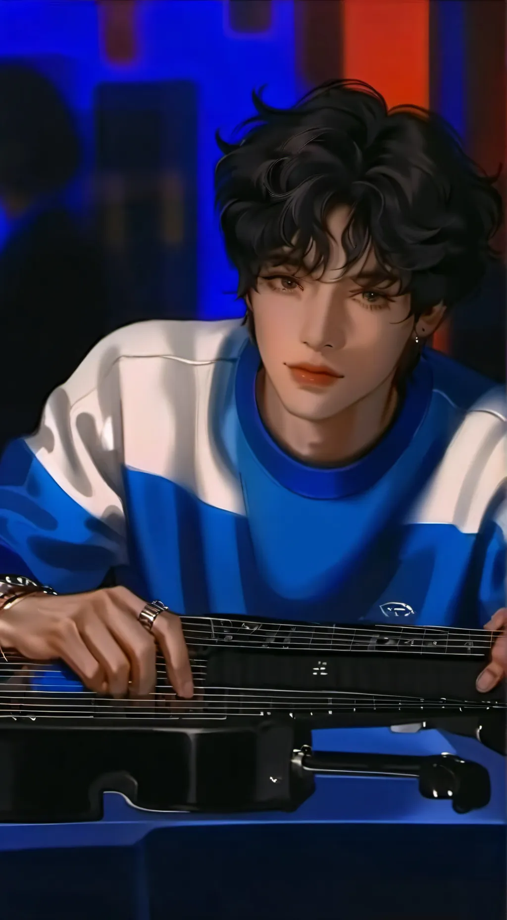 ai character: ☆★Issac★☆ background