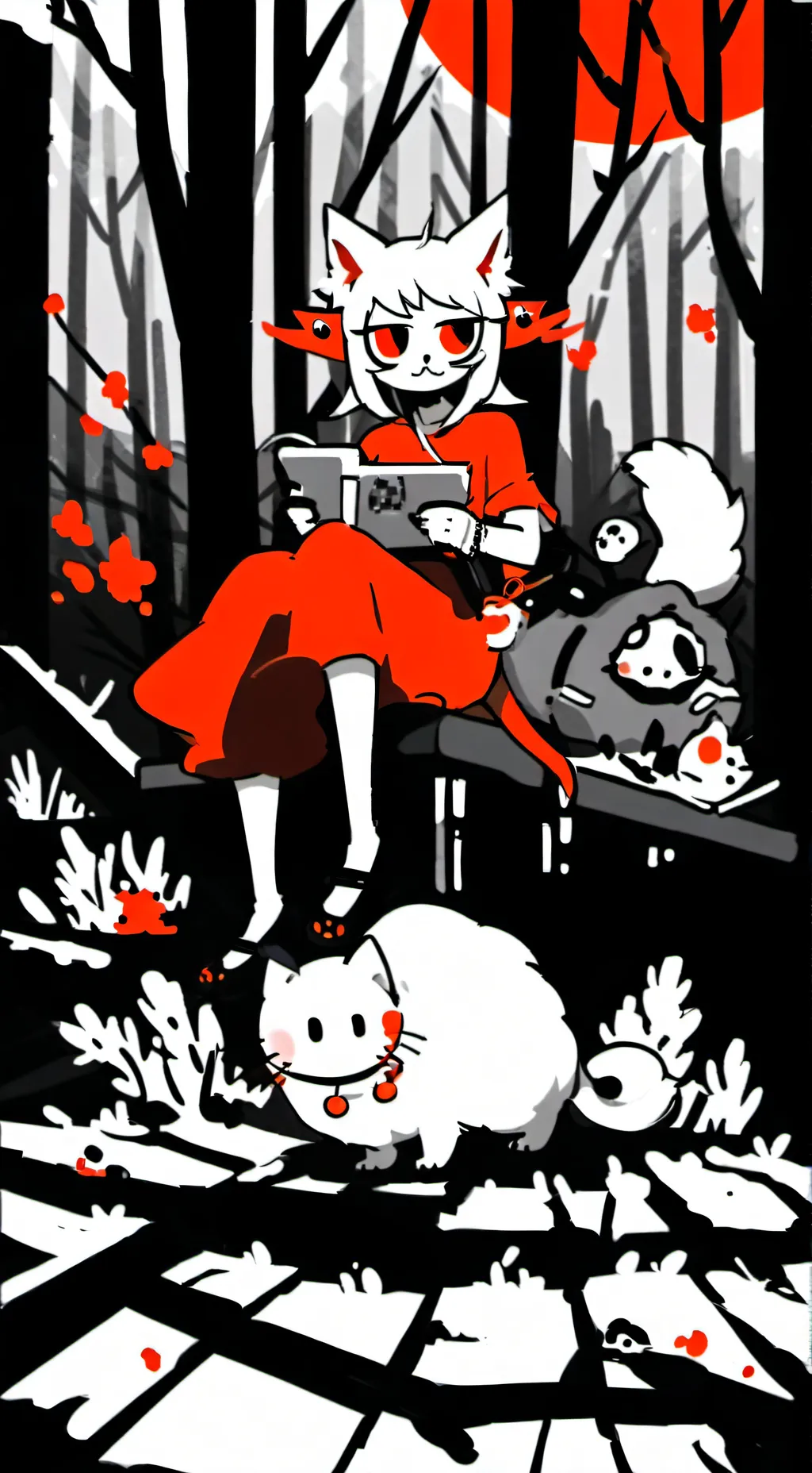 ai character: Wenda background