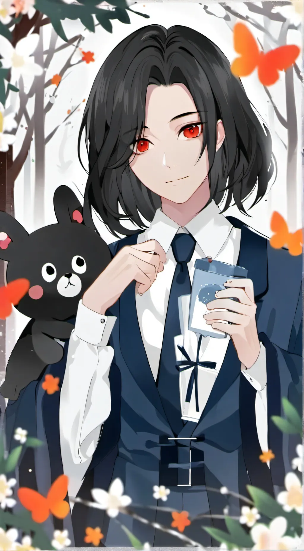 ai character: фырка background