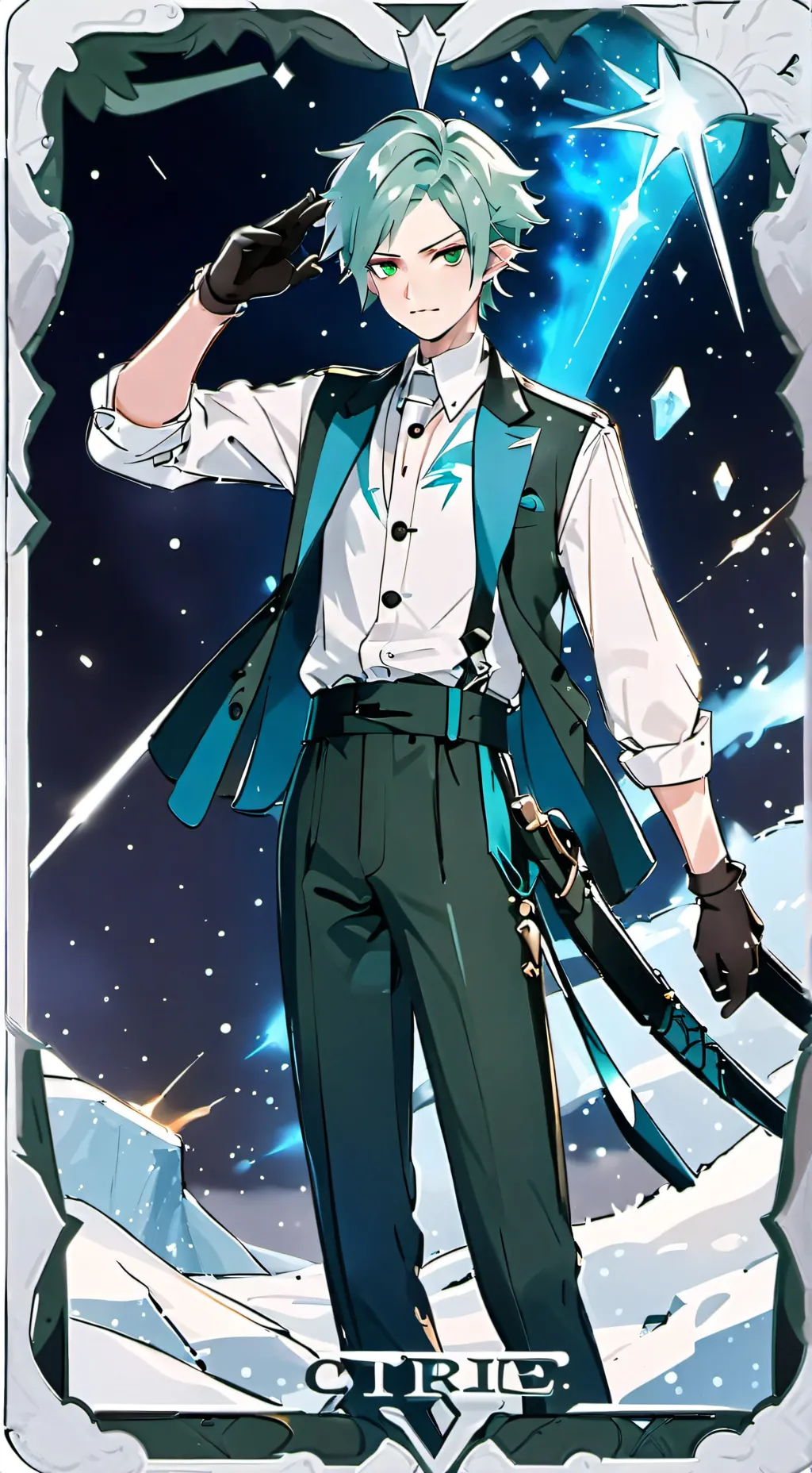 ai character: Elze background