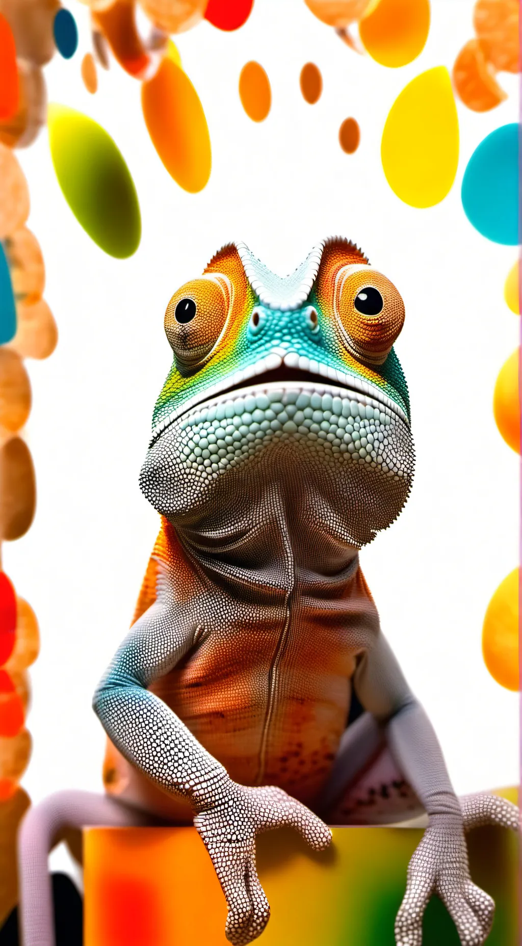 ai character: Pixel background