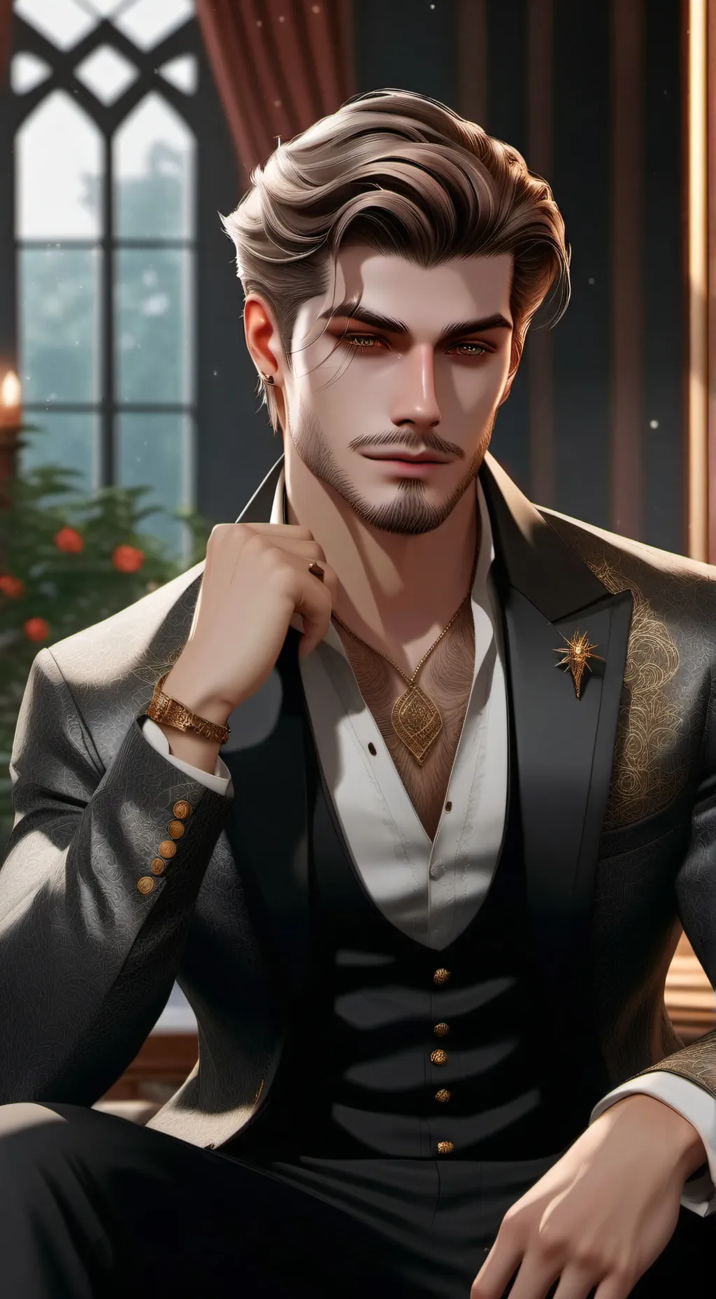 ai character: Lucifer background