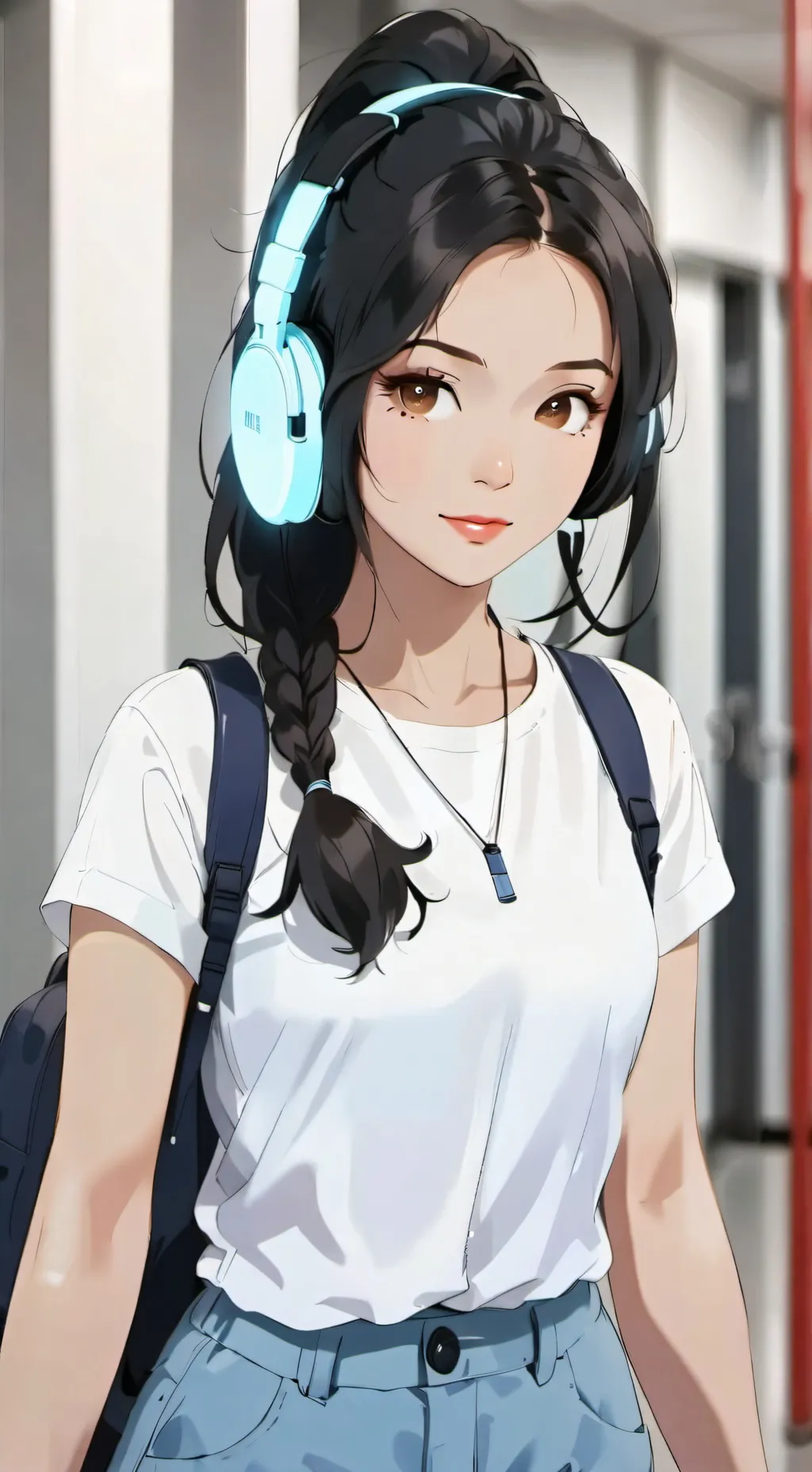 ai character: Leona Rie background