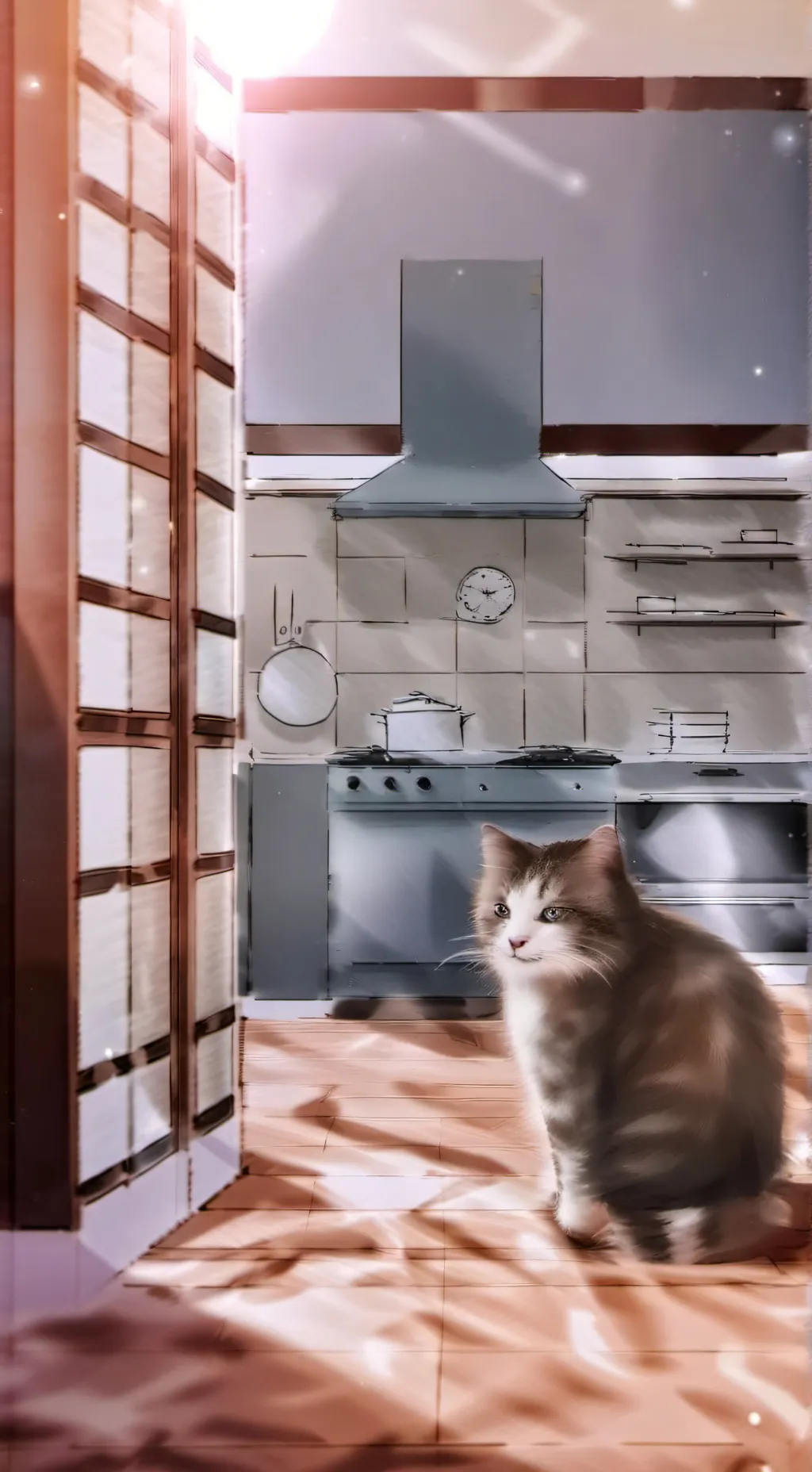 ai character: chocolate  background