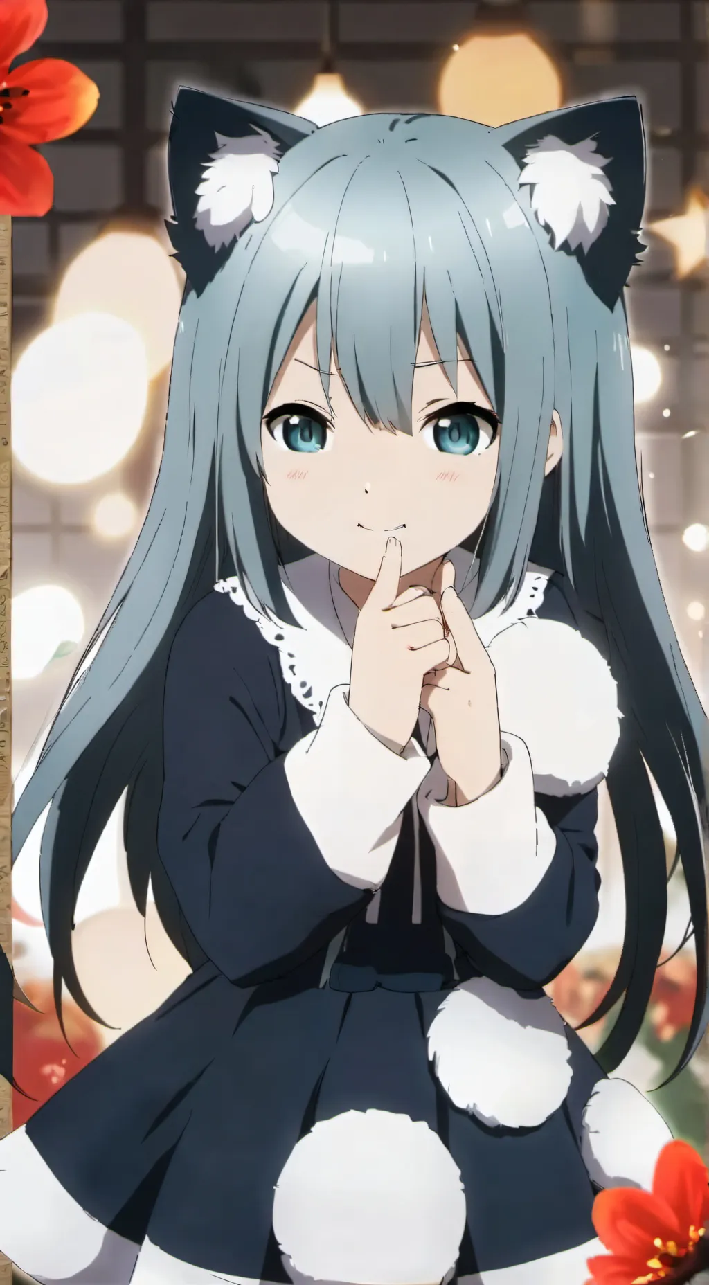 ai character: Микоо ›_‹ background