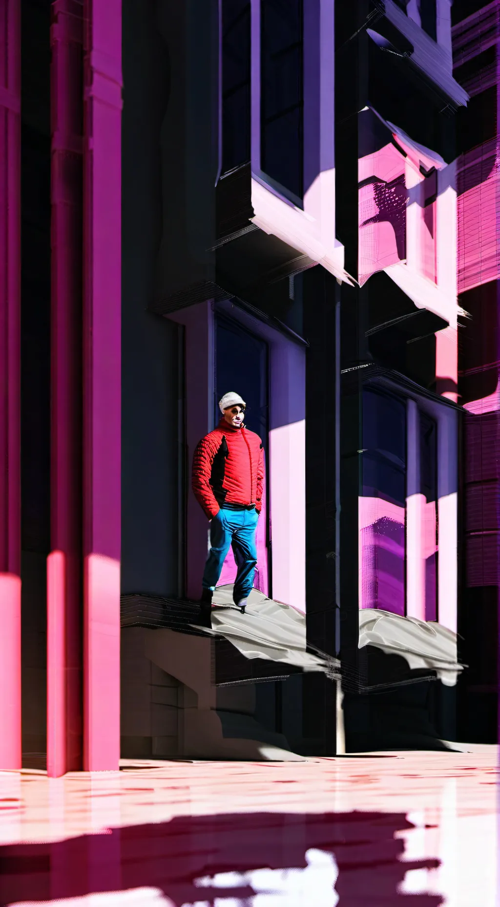 ai character: cool fam tea party background