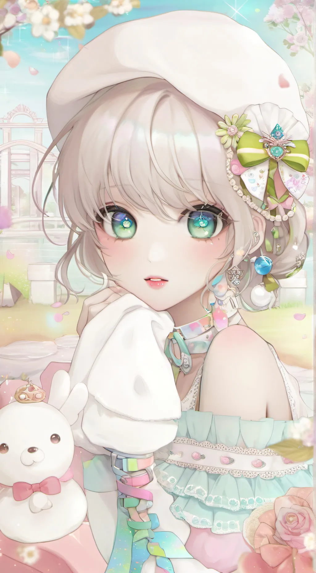 ai character: She is your kid  background