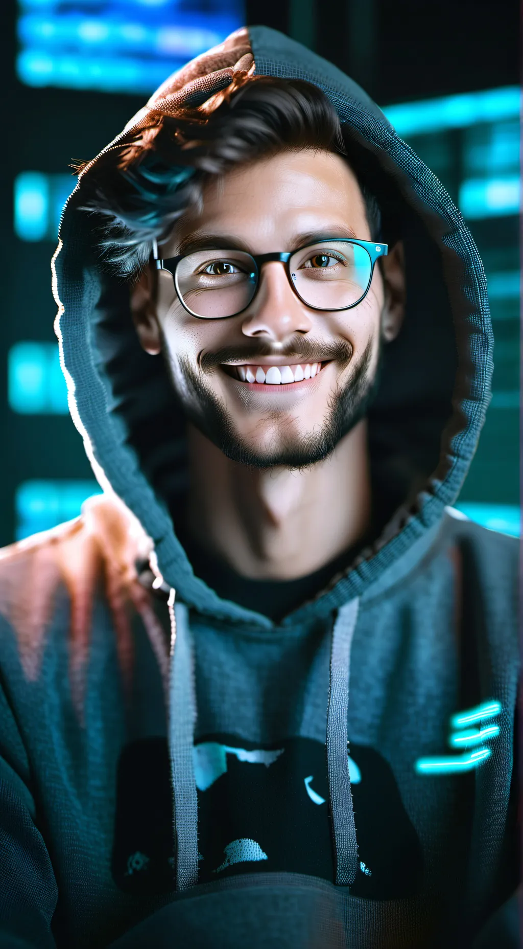 ai character: people after hatin background