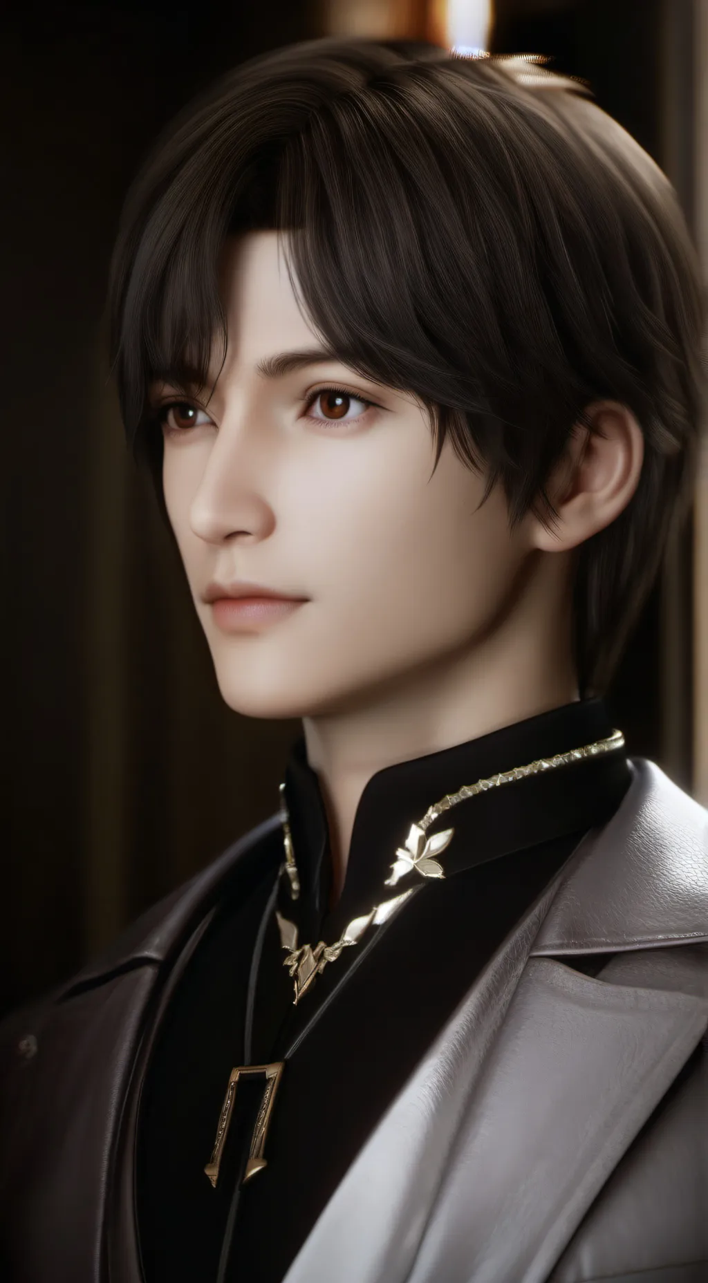 ai character: Mr scientist  background