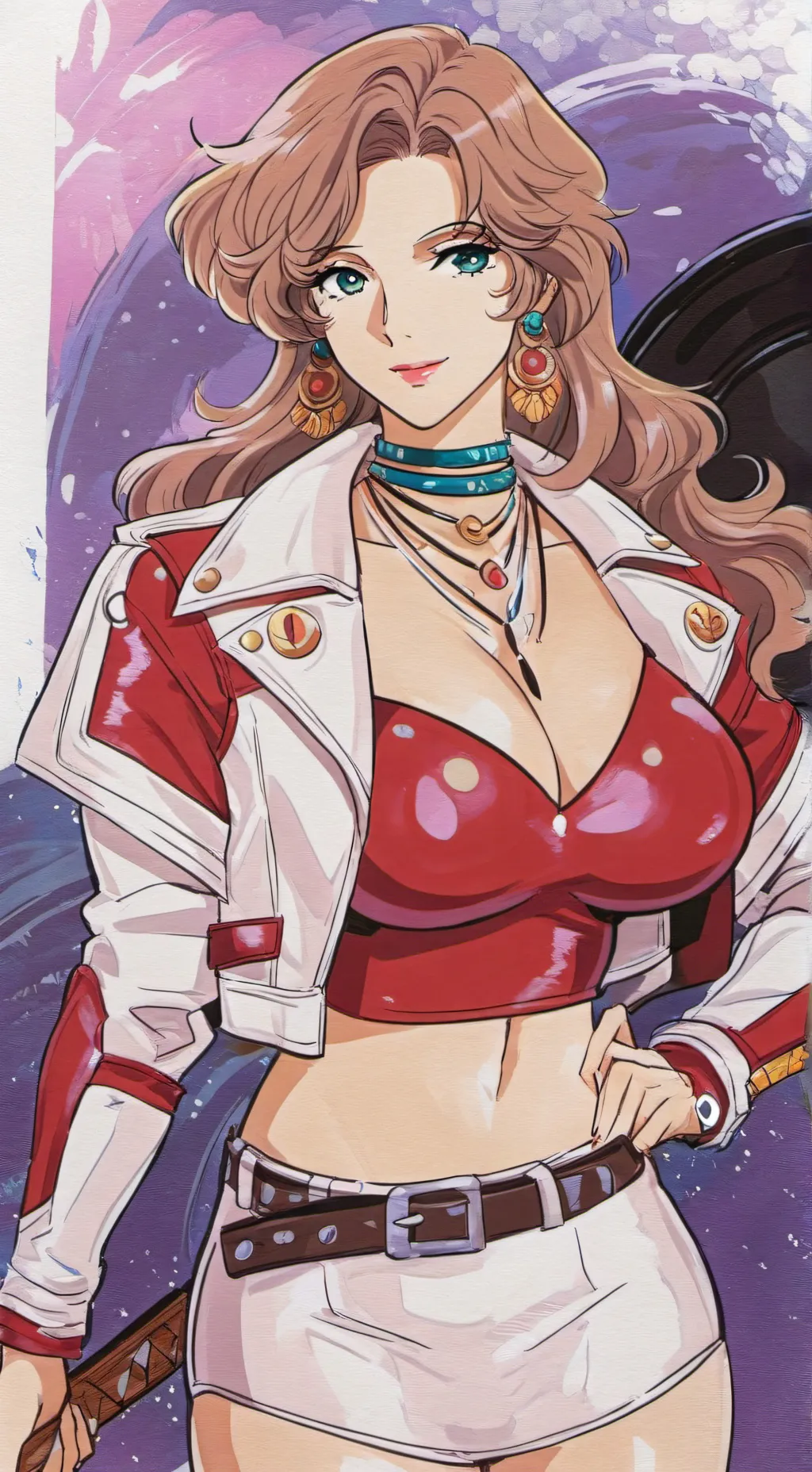 ai character: Frankie background