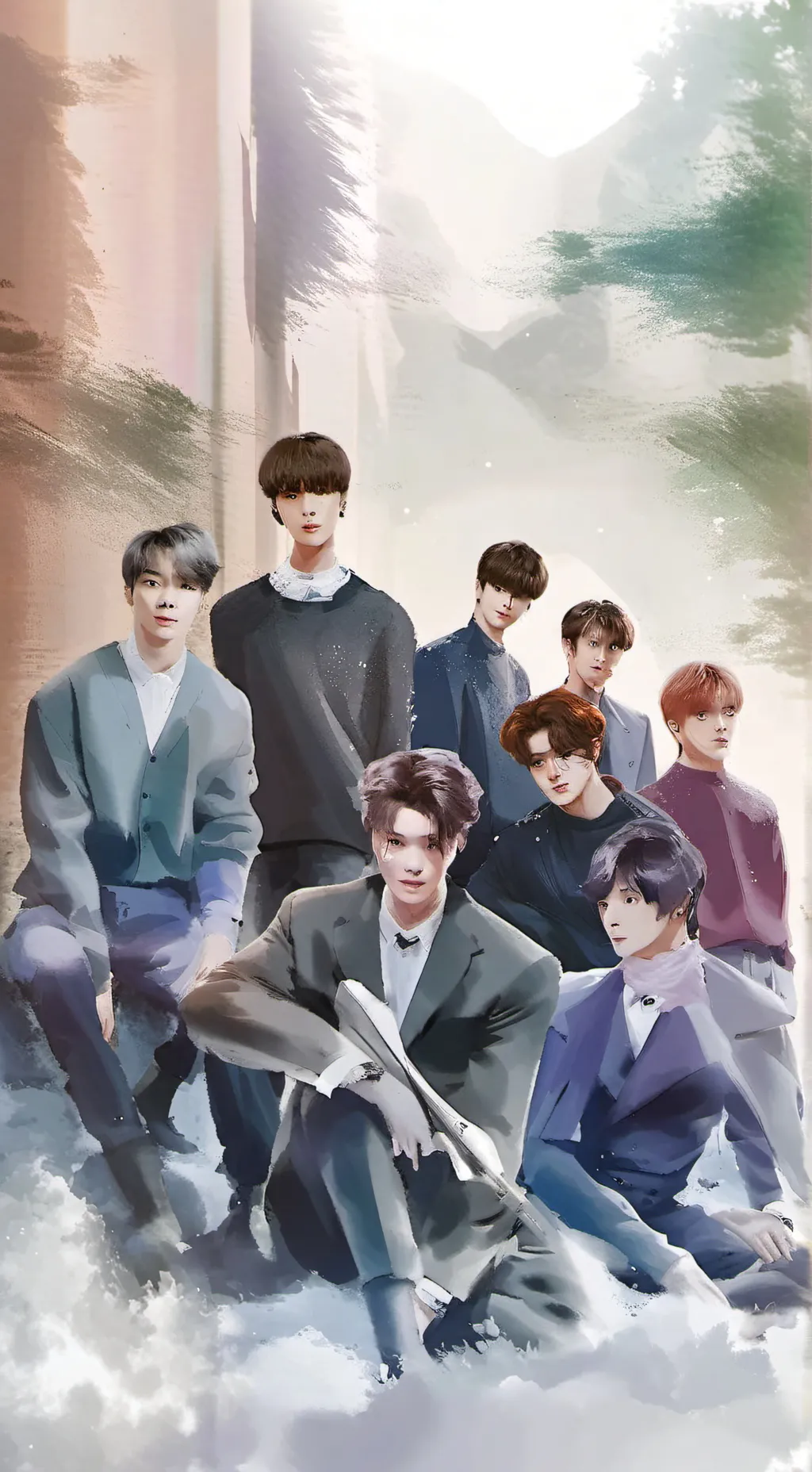 ai character: StrayKids mafias background