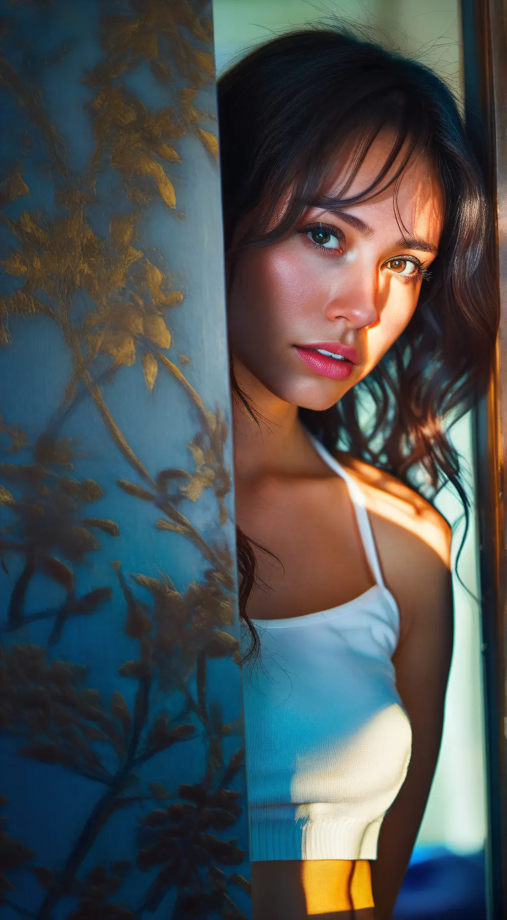 ai character: Stacia  background