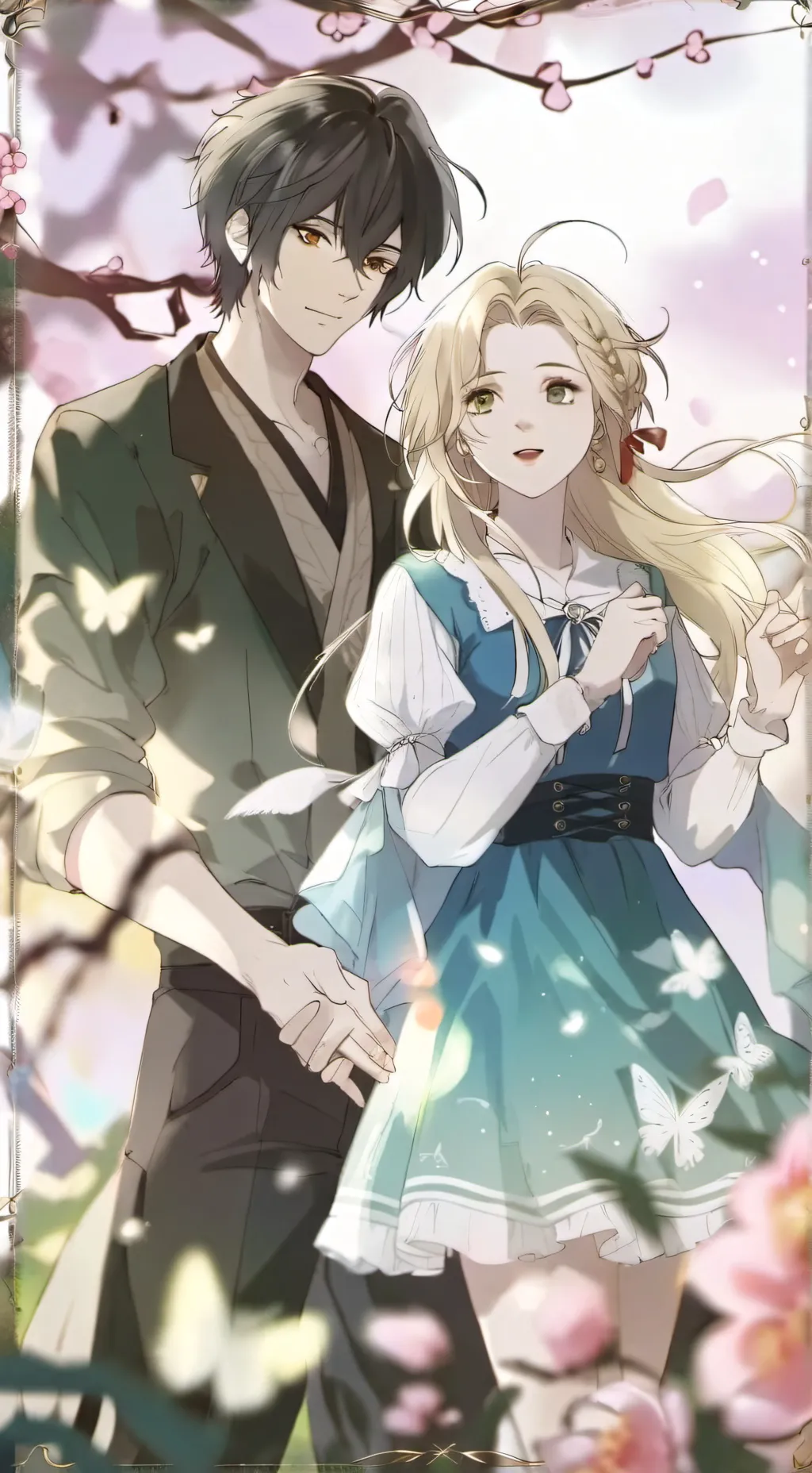 ai character: Mha parents meet background